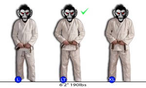 large tall bjj gi size