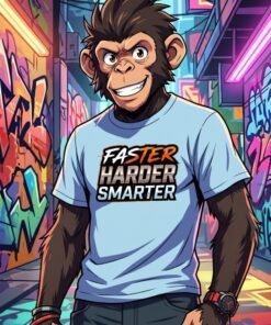 Faster, Harder Smarter Tshirt