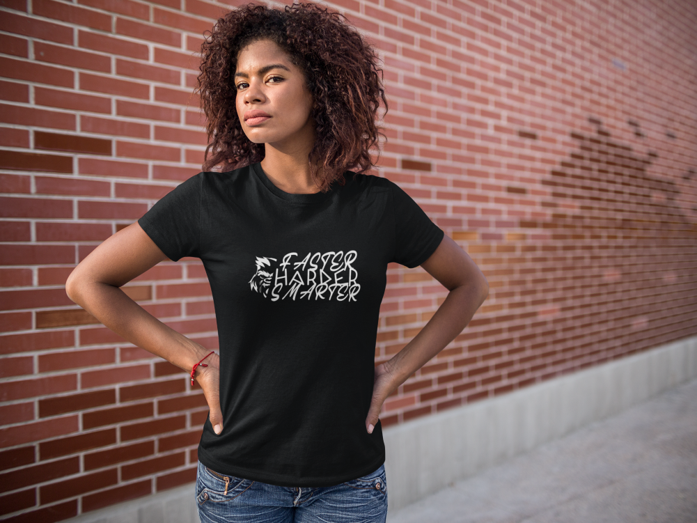 Faster, Harder Smarter Tshirt (dark)